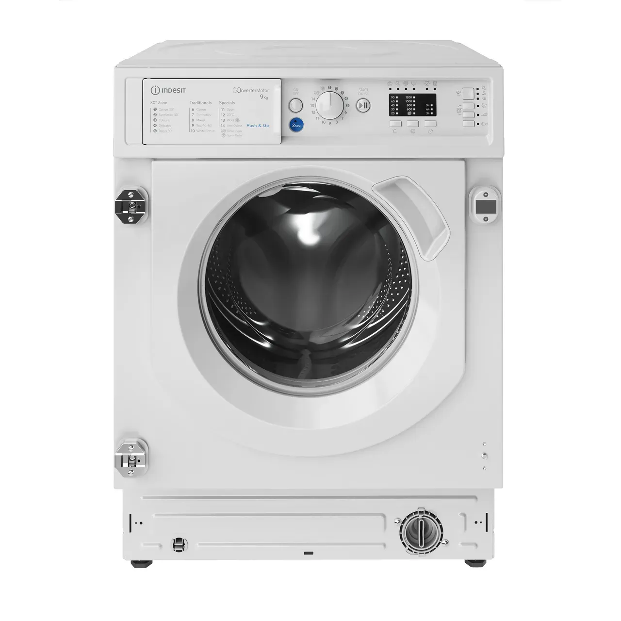 Integrated 9kg Washing Machine with 1400 rpm