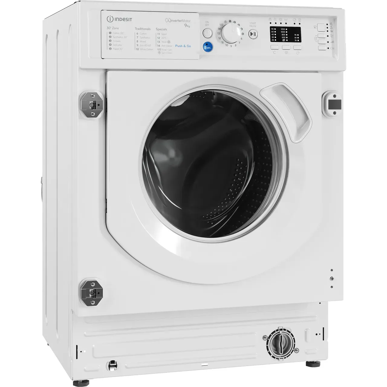 Integrated 9kg Washing Machine with 1400 rpm