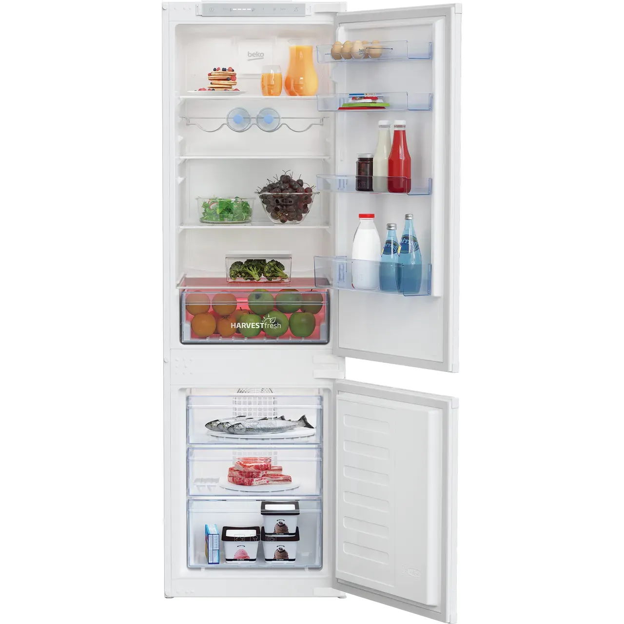 Beko HarvestFresh 70/30 Integrated Fridge Freezer