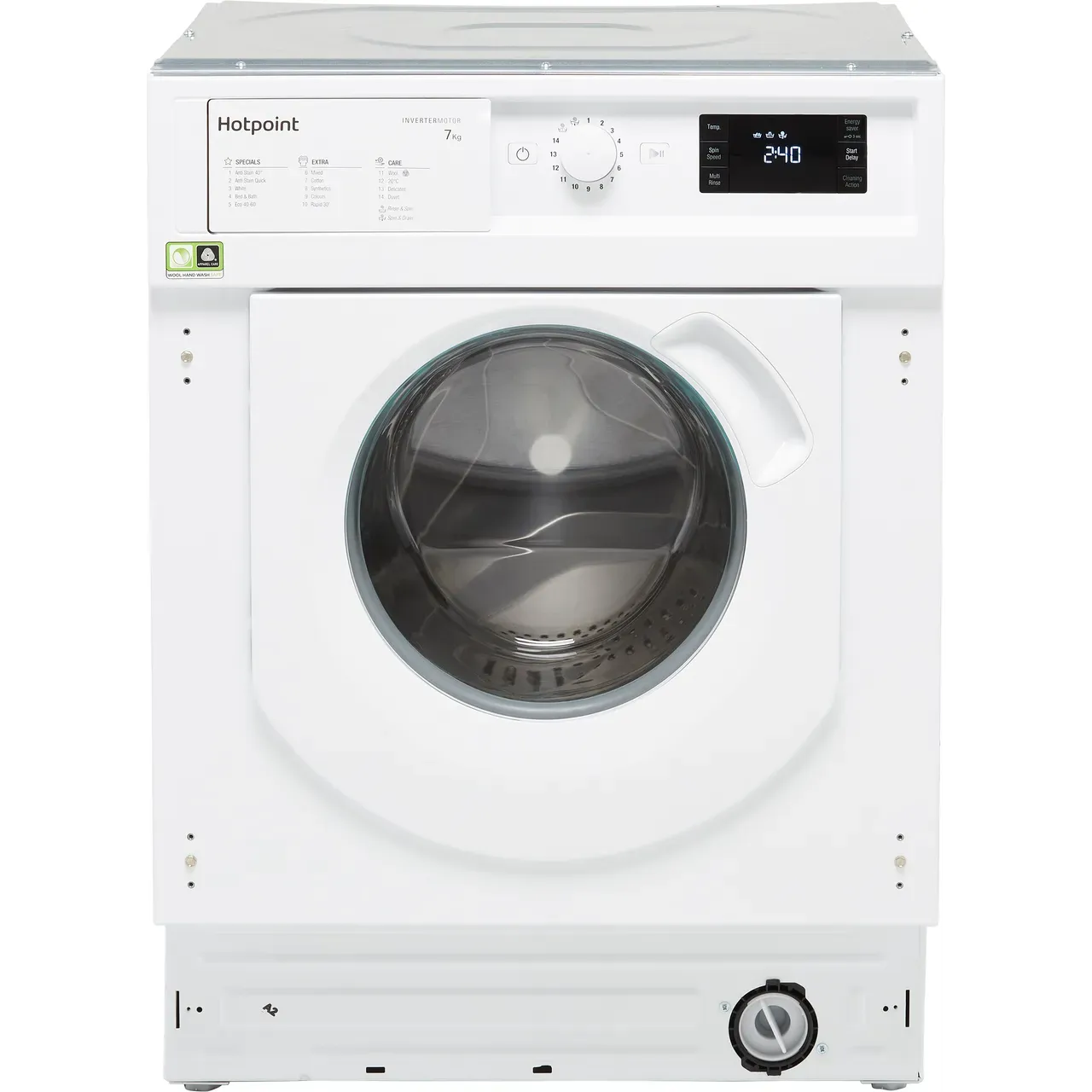 Integrated 7kg Washing Machine 1400 RPM