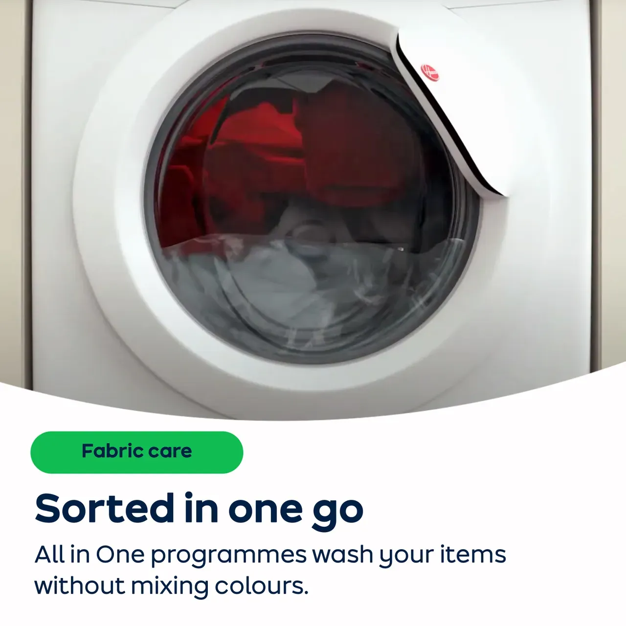 Hoover 9kg WiFi Connected Washing Machine 1400 RPM