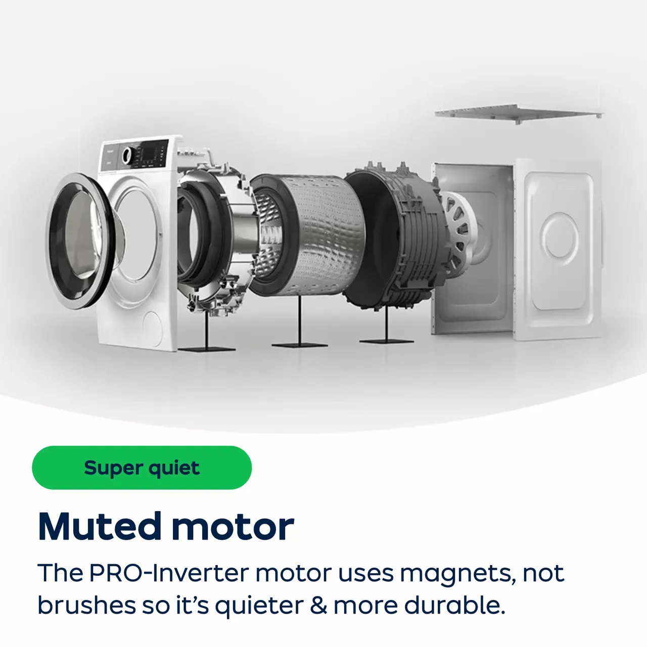 Integrated 7kg Washing Machine 1400 RPM