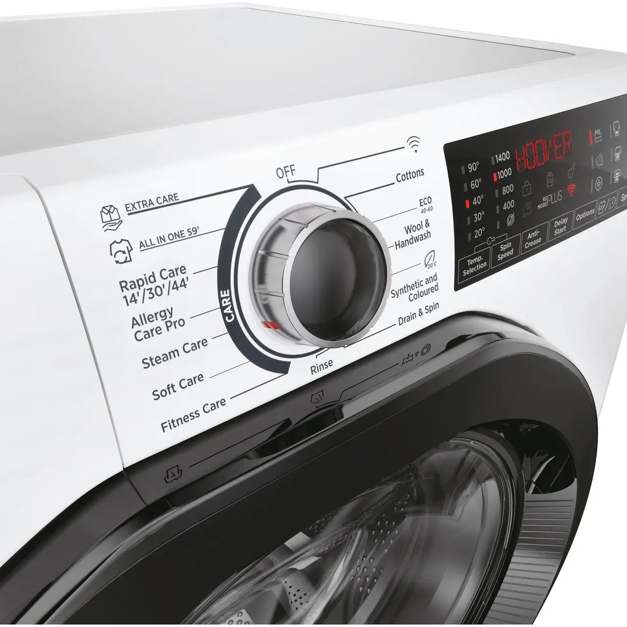 Hoover 9kg WiFi Connected Washing Machine 1400 RPM