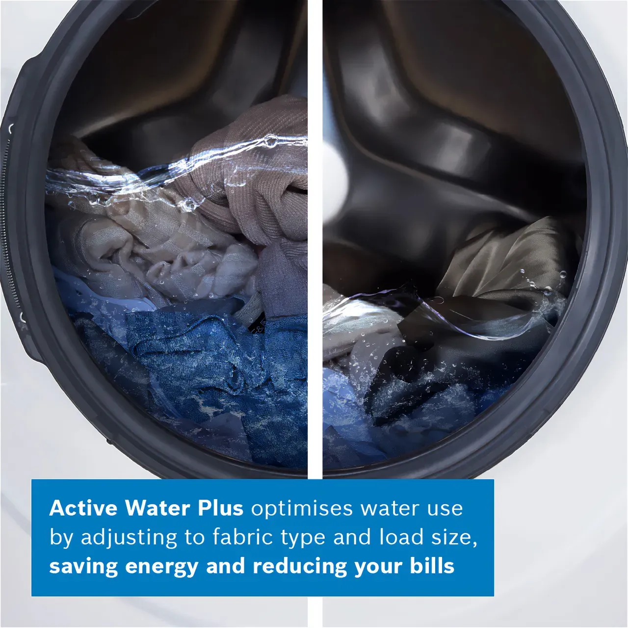 Bosch Series 6 WGG24400GB 9kg 1400RPM A Rated energy-efficient washing machine in white front view