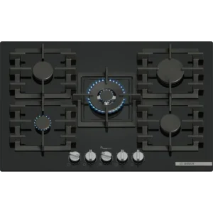 Bosch 5 burner gas hob cast iron pan supports detail